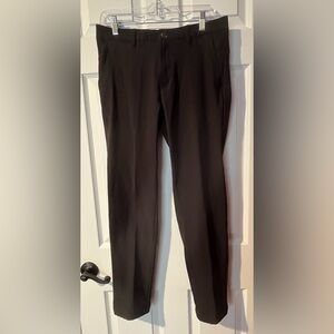 Adidas Golf Pants Mens Size 30x30 Black Performance Stretch Fleece Lined